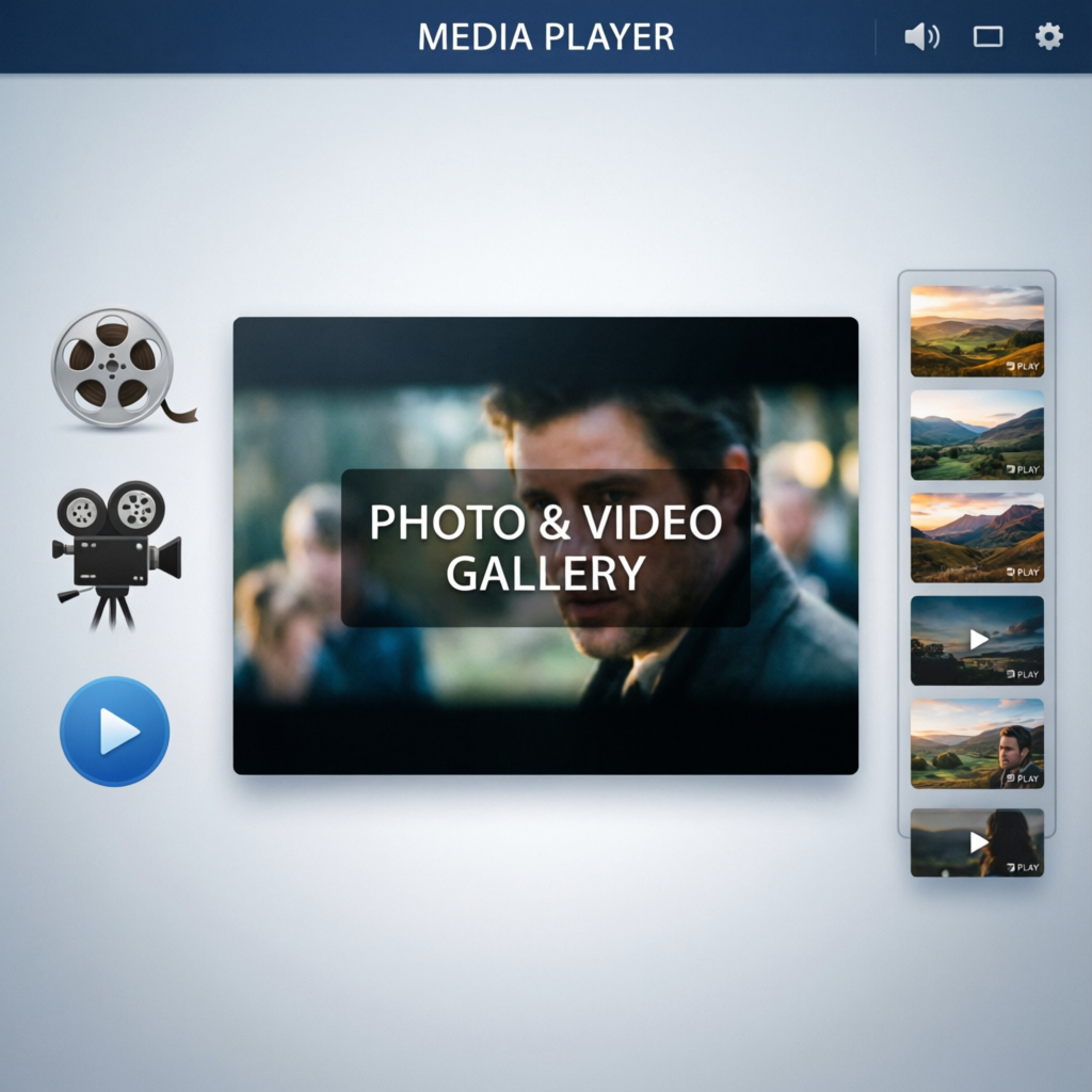 Photo and Video Display